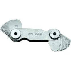 Radienschablone 17 Blatt 1,0- 7,0mm