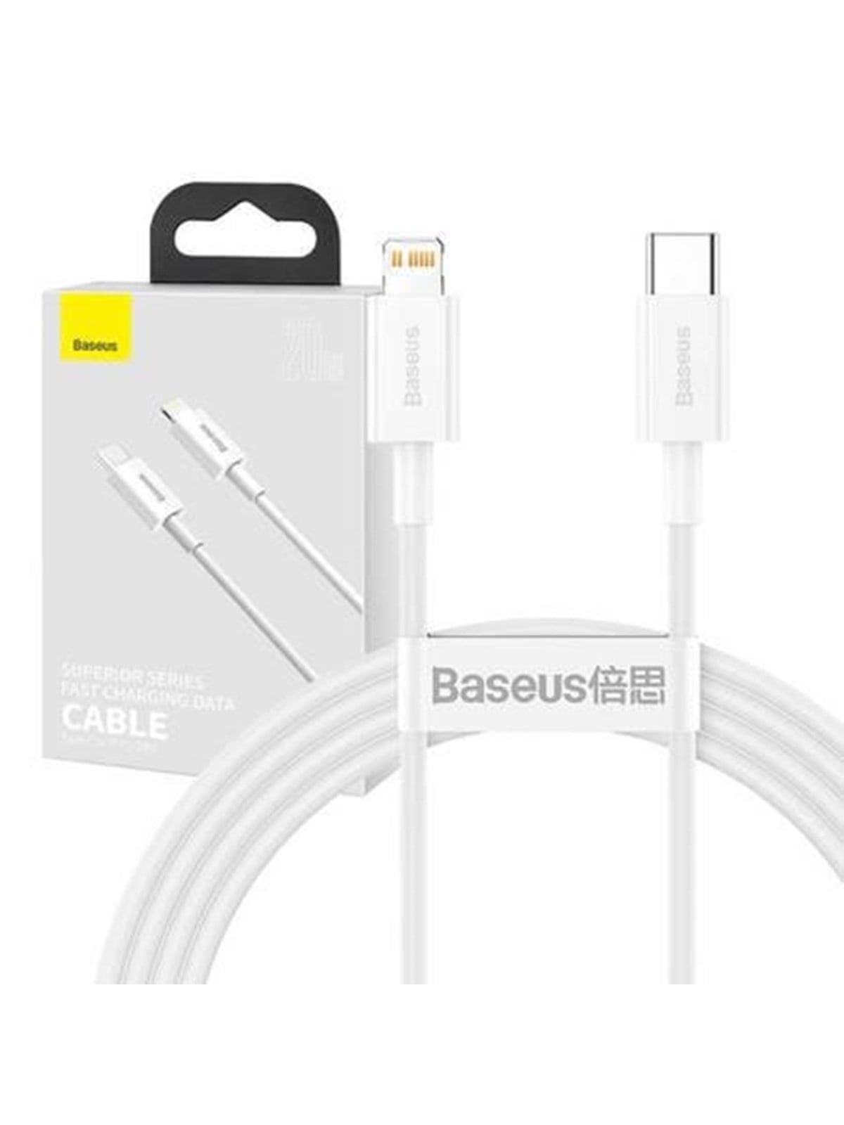 Baseus Superior Series Cable USB-C to Lightning 20W PD 1.5m (white)