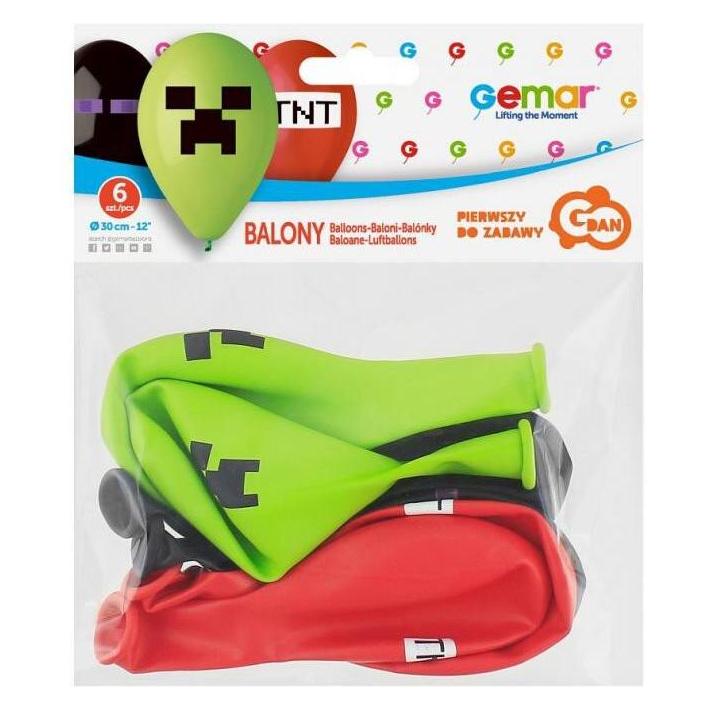 Gemar TNT MINECRAFT Ballon (6x) (40002812)