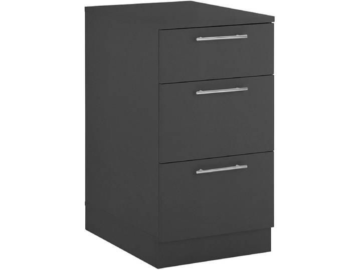 Unteres Element MOSODA 3 Schubladen 68x50x92cm anthrazit