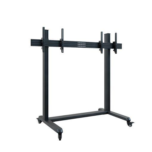 Hagor comPROnents® Standsystem mobil für 2 Displays 55-65 Zoll 3325