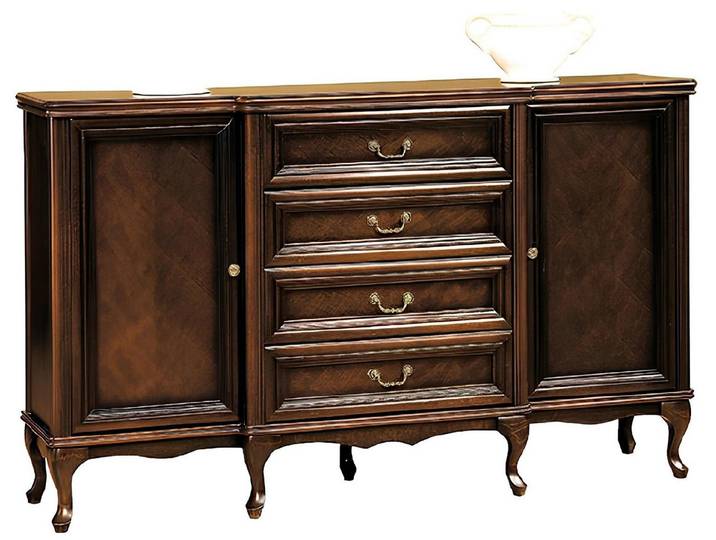 Xlmoebel Schubkastenkommode Elegante Kommode im antiken Stil mit viel Stauraum (Schubkastenkommode, 1 St., Klassische Kommode Kommoden Kommodenschrank - Model W-K4Sz), Hergestellt in Europa