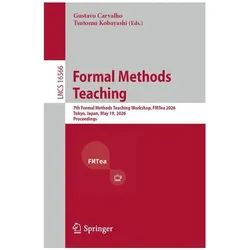 Formal Methods Teaching, Fachbücher von Gustavo Carvalho, Tsutomu Kobayashi