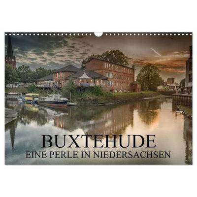 Buxtehude - Eine Perle in Niedersachsen (Wandkalender 2027 DIN A3 quer), CALVENDO Monatskalender