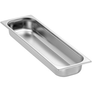 Bartscher GN-Behälter Top Line, A128065, GN 2/4, 3,8 Liter, Edelstahl, silber, Tiefe 65mm