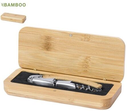 Tire-bouchon personnalisé Flomek bambou