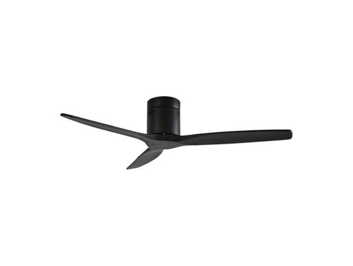 Lucande Deckenventilator leise mit Fernbedienung, Ø 132 cm, schwarz