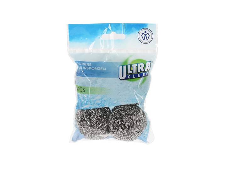 RVS schuurpads - 12 stuks