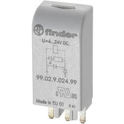 Finder Steckmodul mit Diode, mit Anzeige, LED 99.02.9.024.79 Leuchtfarben: Grün Passend für Modell (Relais): Finder 99.02 Piece 1 St.