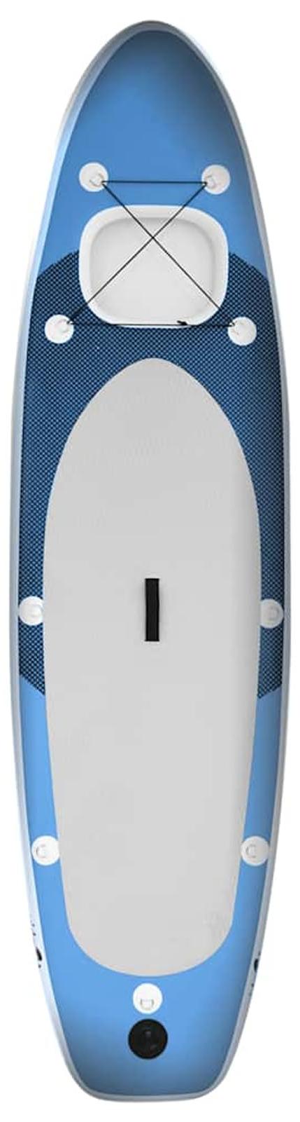 Aufblasbares SUP-Board - Schwarz - 330 x 76 x 10 cm - PVC-Material