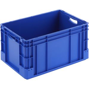 Alpha-Paletten Eurobox Silverline, blau, 60 Liter, offene Griffe, 60 x 40 x 32cm