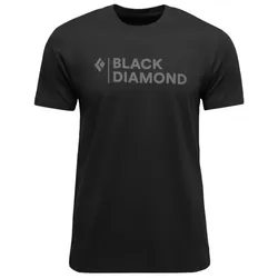 Herren-T-Shirt Black Diamond M Mini Stacked Ss Tee Größe: XL /  schwarz