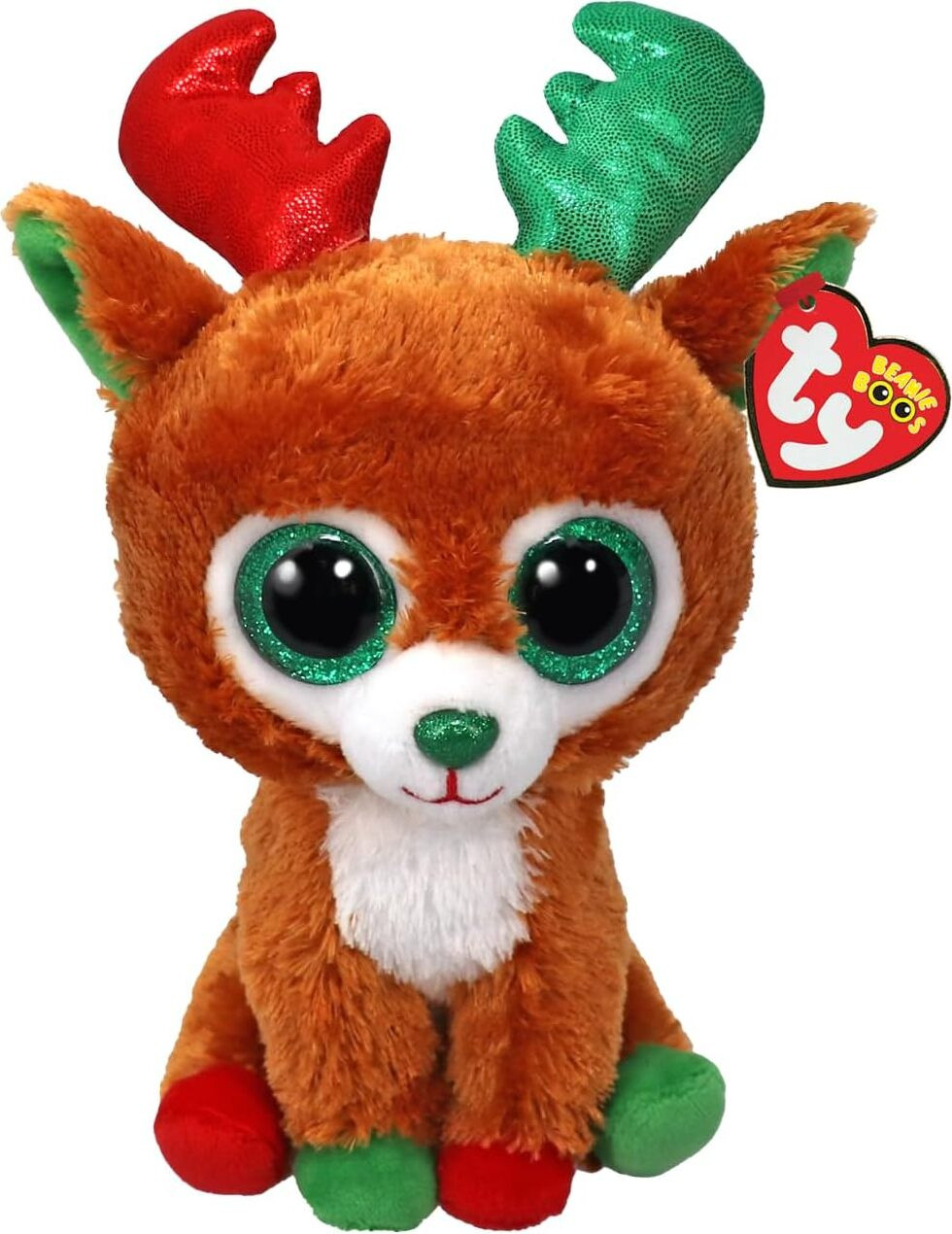 Maskotka TY Pupilki Rendier Kerstdecoratie - 15 cm