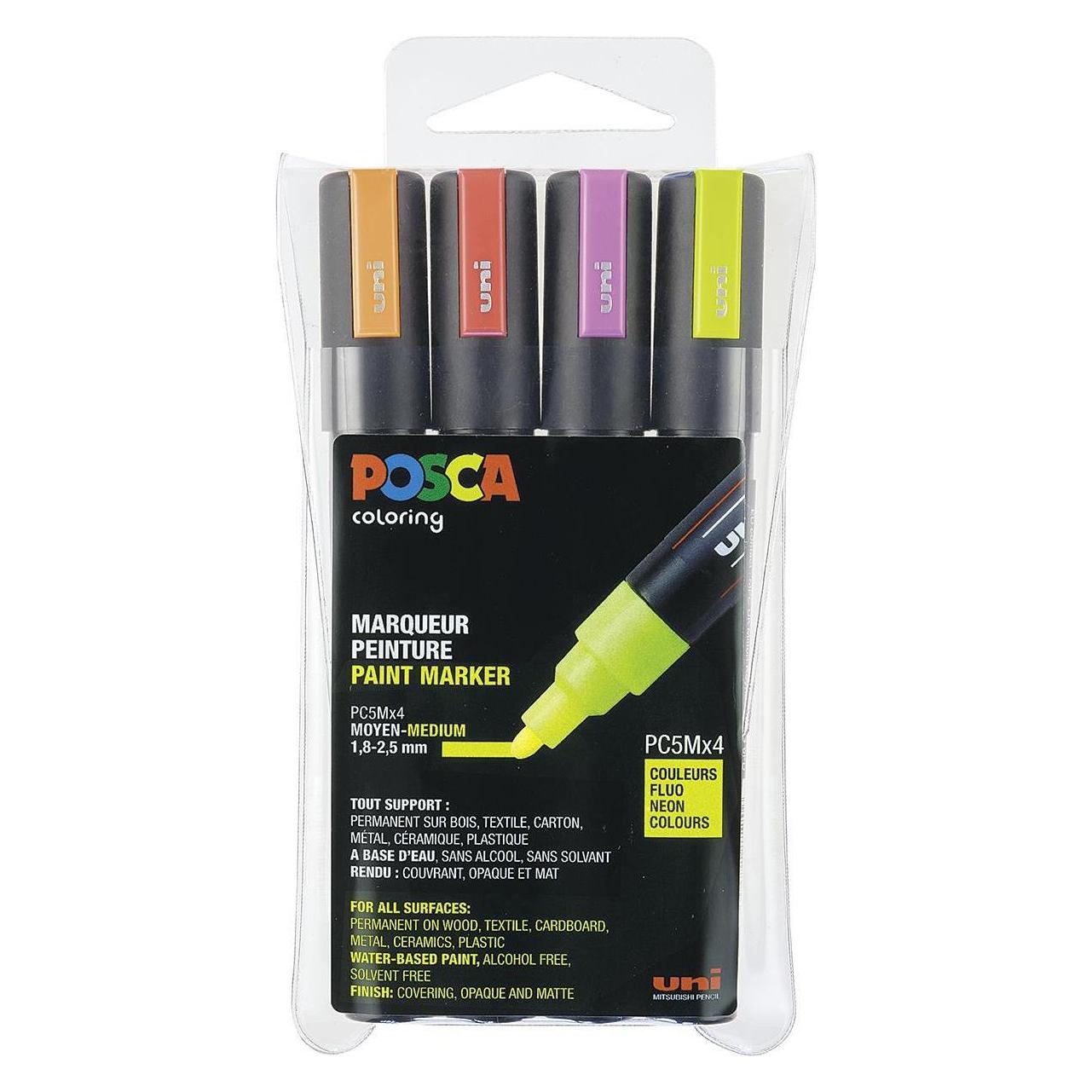 Posca Neonmarker (4x) (182548)