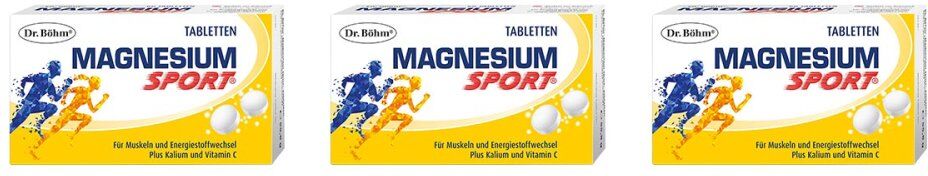 Dr. Böhm Magnesium Sport Tabletten 3x60stk