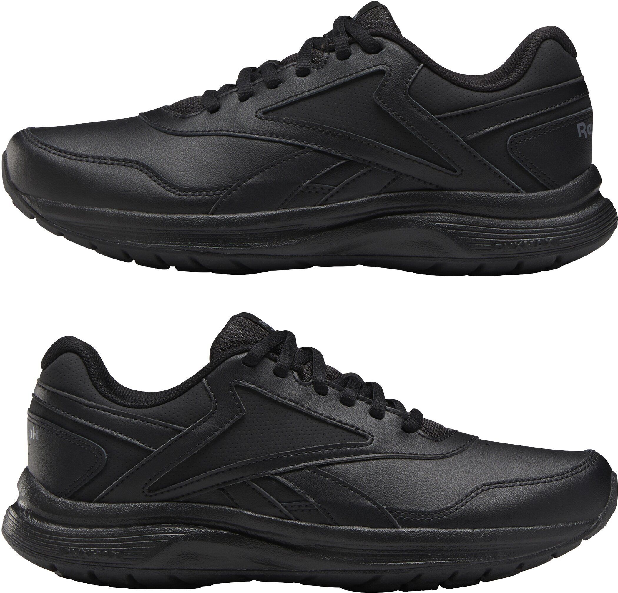 Walkingschuh REEBOK "WALK ULTRA 7.0 DMX MAX", Damen, Gr. 36, schwarz, Leder, Synthetik, Schuhe Walkingschuh schwarz 36