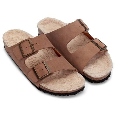 Espadrij - Ami Velour Teddy - Sandalen 40 | EU 40 braun
