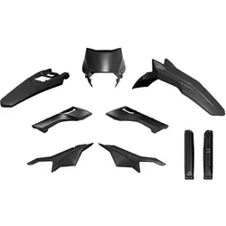 Racetech, Motorrad Zubehör, (RTECH) KUNSTSTOFFSATZ SURRON ULTRA BEE '23-'25 SCHWARZ