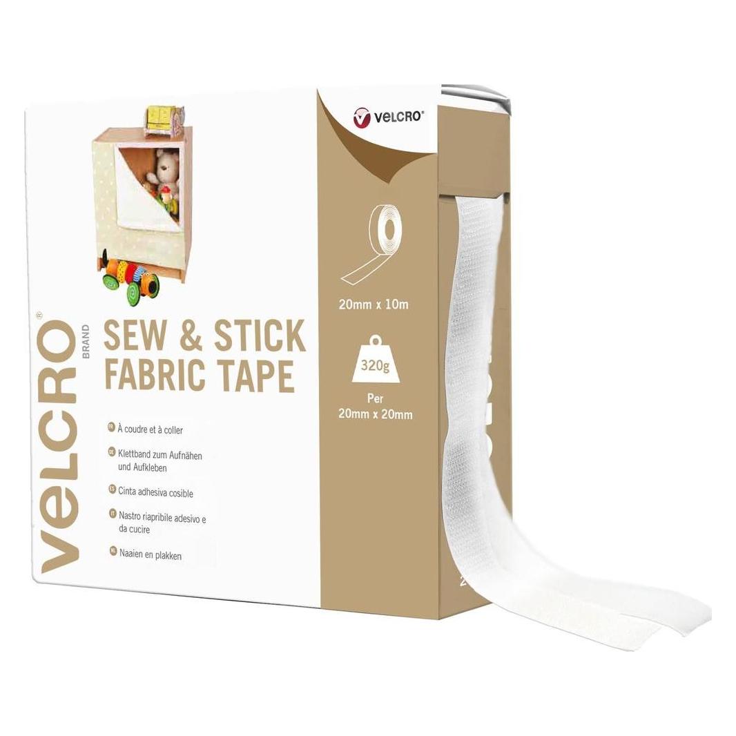 Velcro brand Klettband für Textilien (20 mm) (VEL-EC60261)