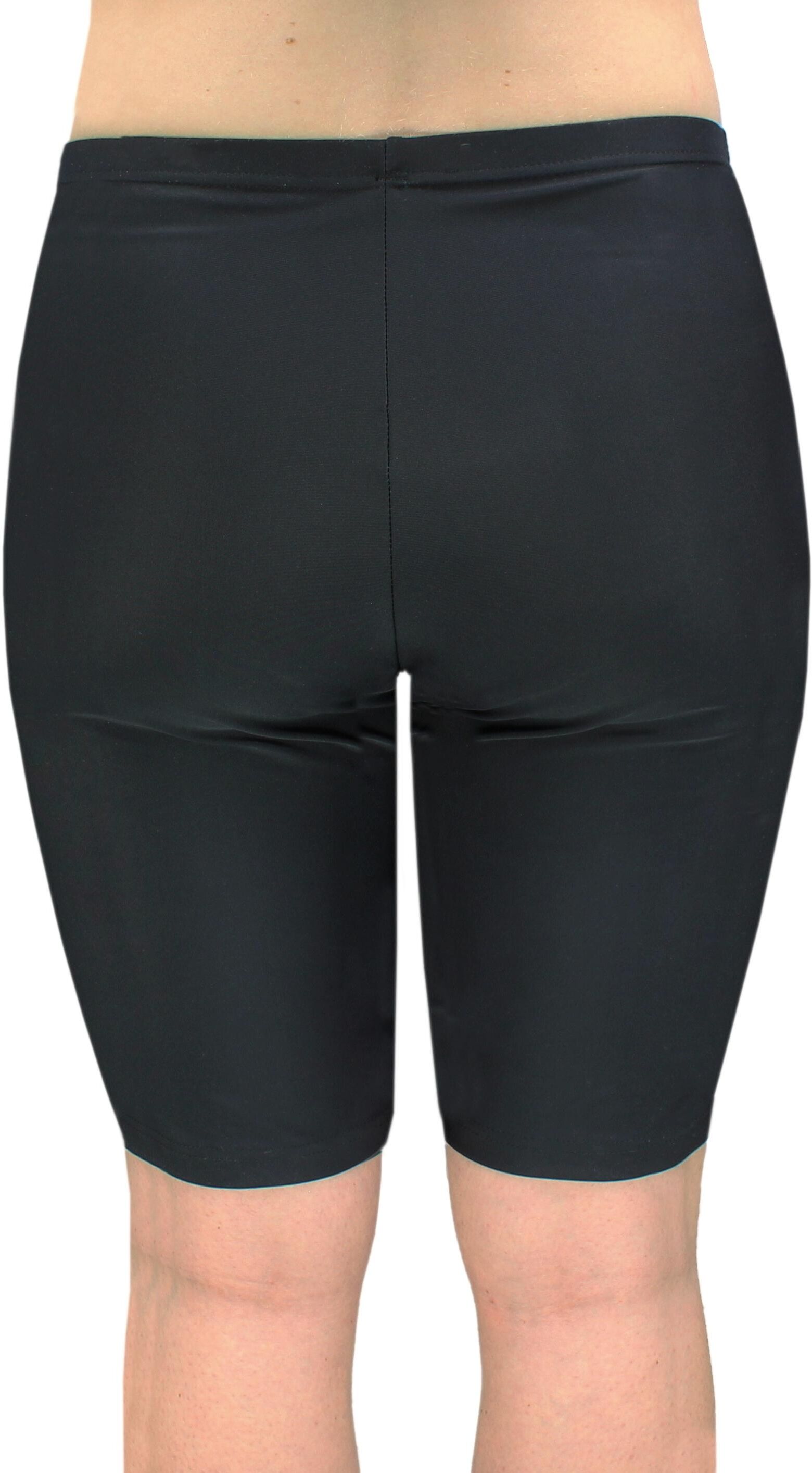 Badehose AQUARTI "Badehose Damen Schwimmradler Badehose große Größen", Damen, Gr. 44, N-Gr, schwarz, Obermaterial: 80% Polyamid PA. 20% Elasthan EL., Badehosen Badehose