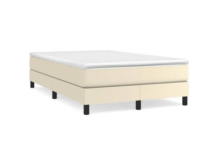 Excellent Cadre de lit - 2 personnes - Crème 120x200 cm Similicuir - matelas non inclus TOPBF694809496