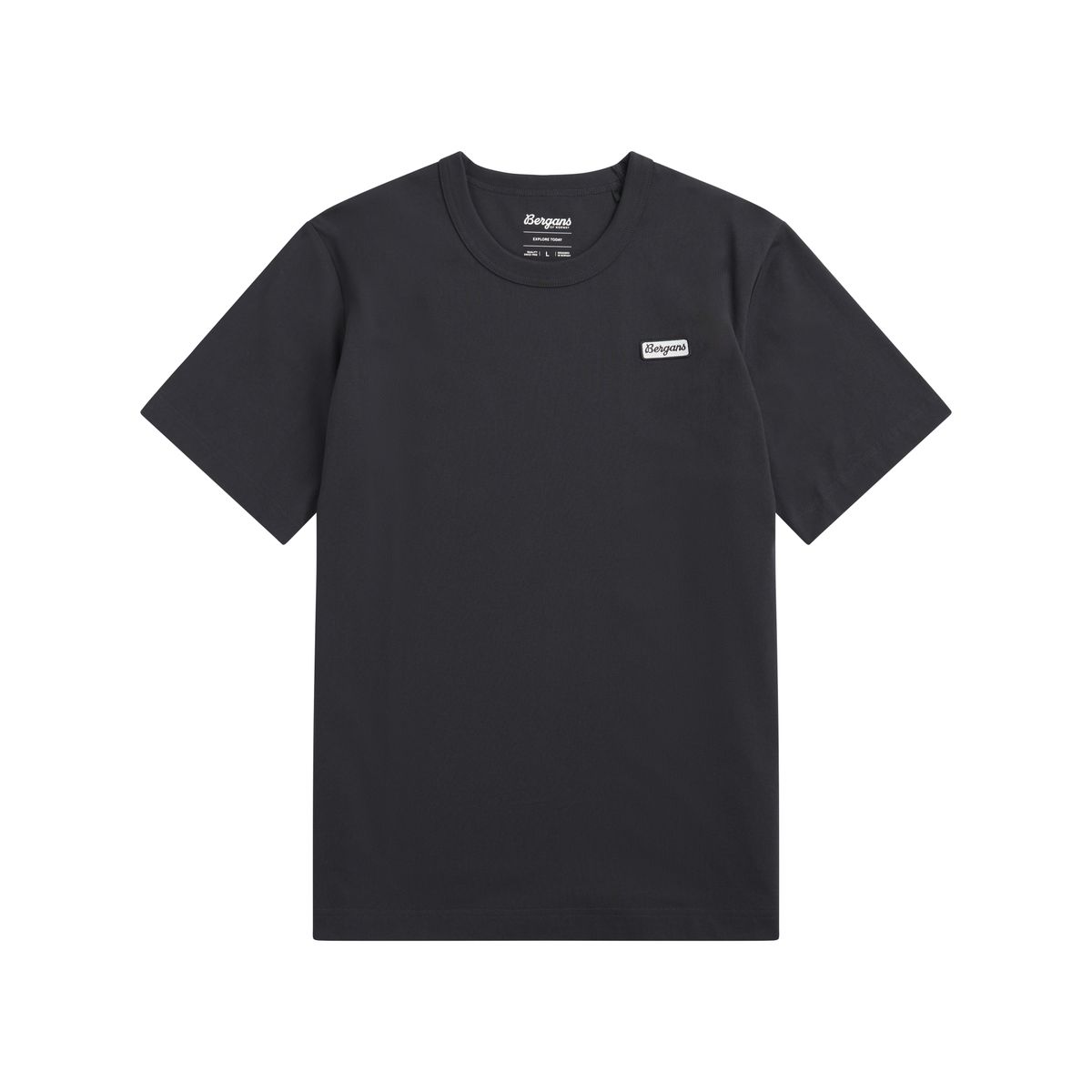 Bergans Logo Cotton Tee Men dark shadow grey (24616) M 257321-3744-24616-M