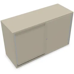 Sedus grand slam 2 OH Schiebetürschrank - 1200 mm (56595) / Kieselgrau (K78) / Kieselgrau (K78)