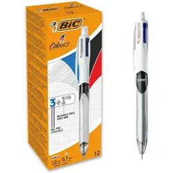 Bic, Schreibstifte, Kugelschreiber M/HB 942104 4Colours Multifun. 12 Stück (12x)