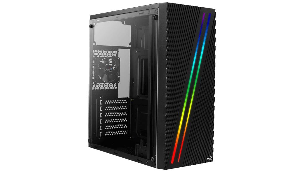 AeroCool PC Gehäuse Streak Mid-Tower Schwarz (Window-Kit) ACCM-PV19012.11