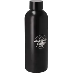 Camplife Edelstahl Thermo-Trinkflasche 500 ml schwarz matt