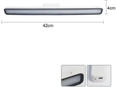 Uplift Picks Rechargeable Magnetic Hanging Desk Lamp With Stepless Dimming For Flexible Lighting charging Model (42 Cm)