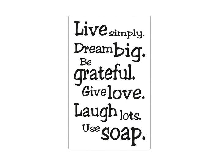 Rayher Labels Giveback Live Simply 4 × 6.5 cm