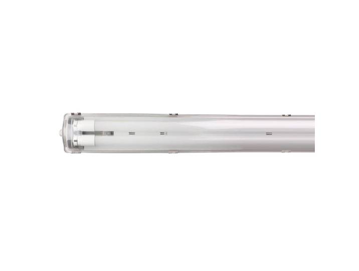Müller-Licht LED-Feuchtraumleuchte Aqua-Promo 2/120, 127,2cm 2/120, alu / grau / zink, Kunststoff