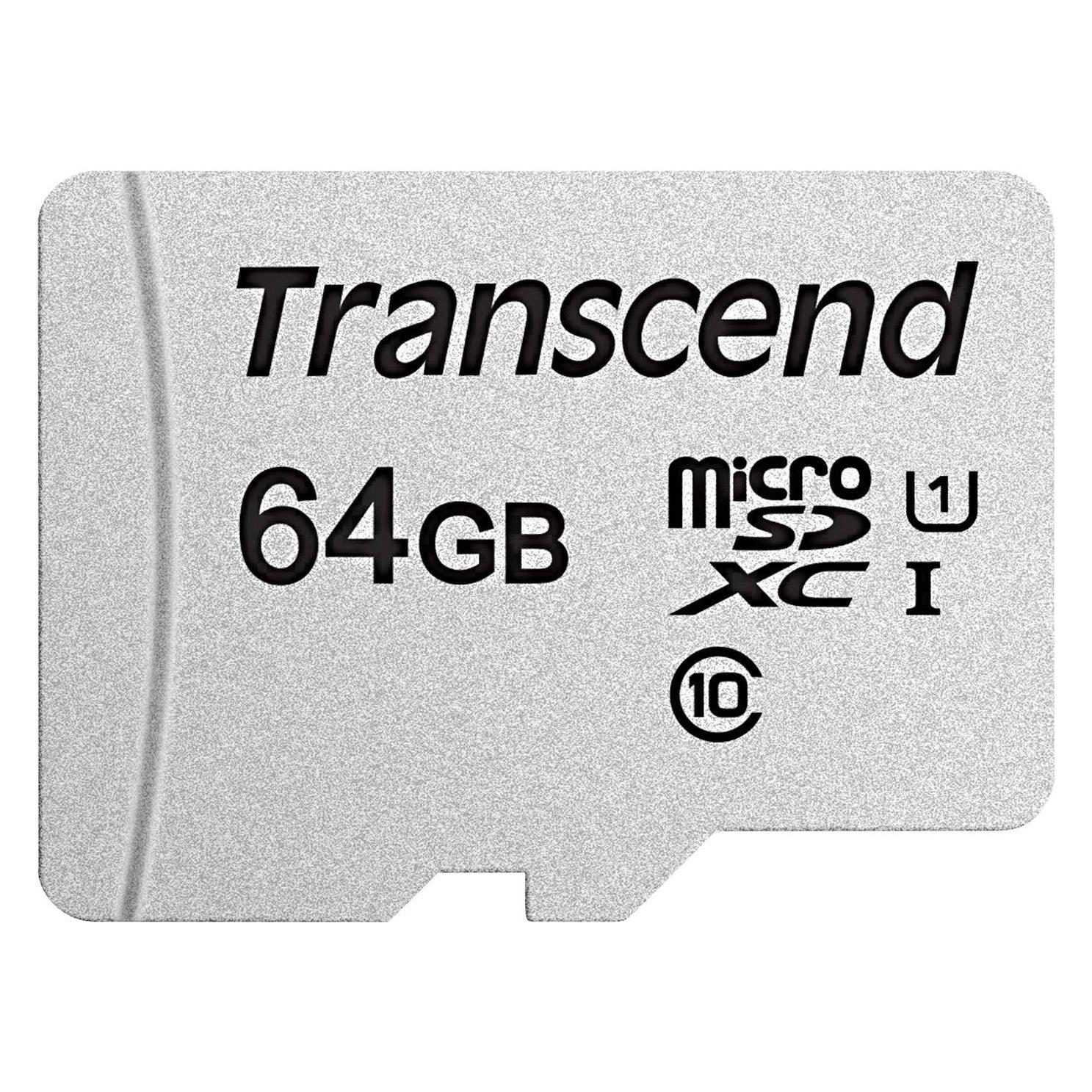 Transcend USD300S (64 GB, microSDXC, U1, UHS-I) (TS64GUSD300S)