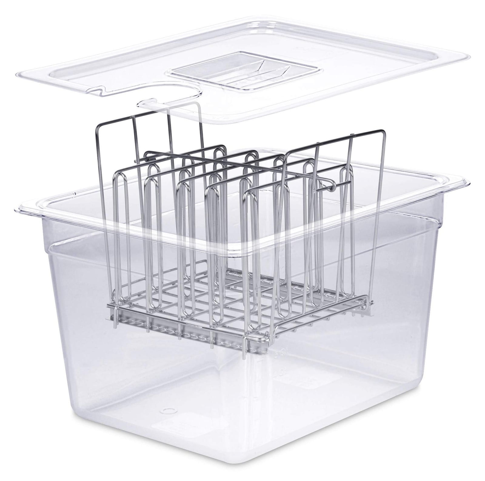Dripio Sous-vide container van 11 liter met deksel en frame