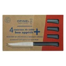 Opinel 001907 Tafelmesser-Set Bon Appetit+ (4 Stk., Besteck Set) (1907)