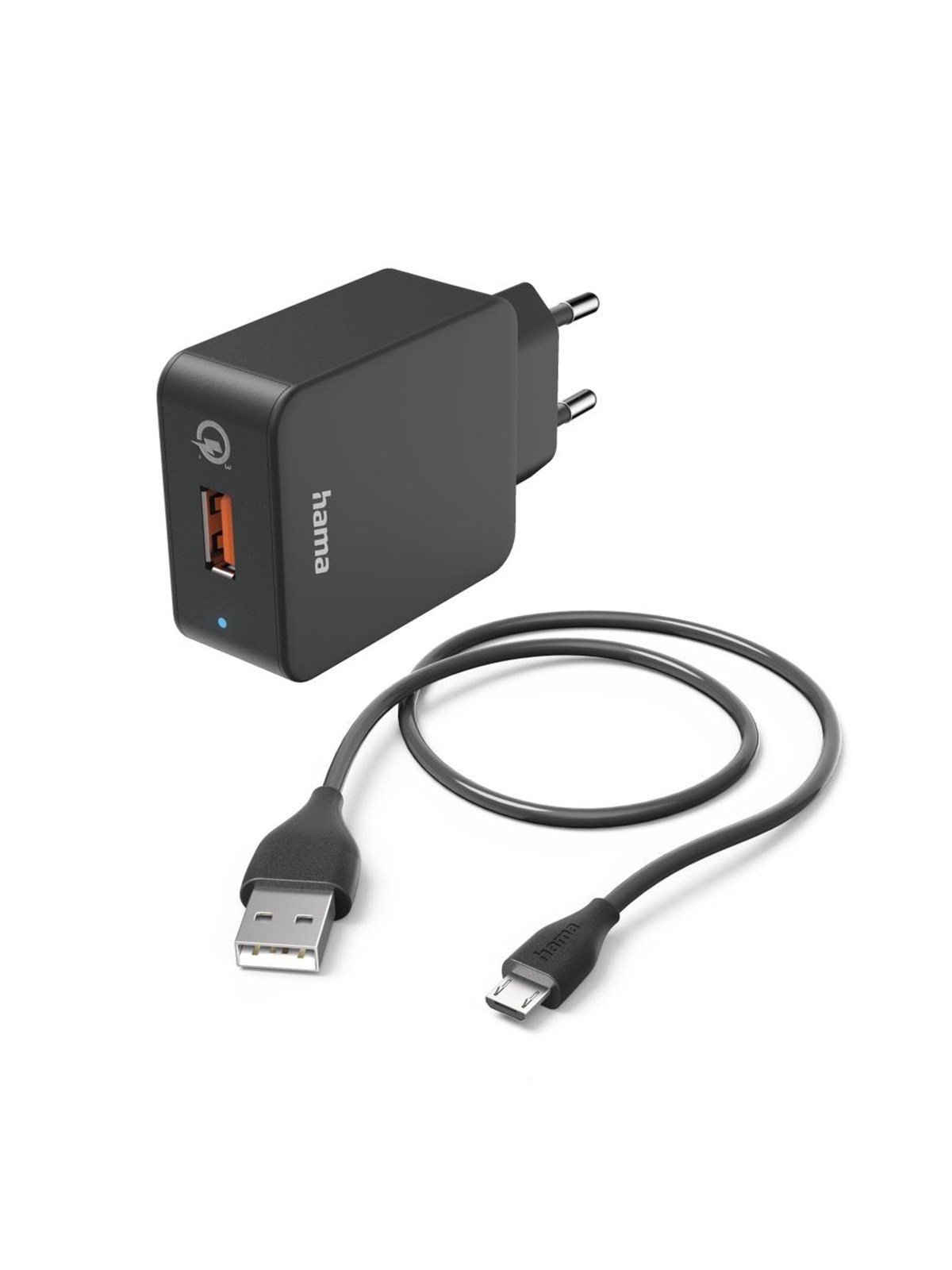 Hama Charger Micro-USB 220V Black 1.5m