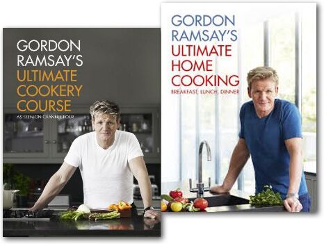 HODDER PUBLISHING Gordon Ramsay's Ultimate Cookery Collection 2 Books Set, (Gordon Ramsay's Ultimate Cookery Course & Gordon Ramsay's Ultimate Home Cooking)
