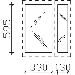 Pelipal Balto Innenspiegel ZIS00700E, B:, H:, T:3mm ZIS00700E