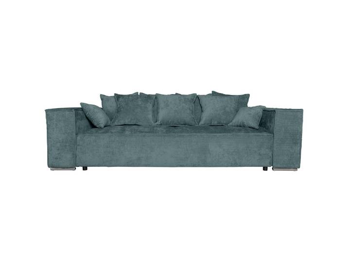 Carryhome Bigsofa, Blau, Metall, 3-Sitzer, Füllung: Schaumstoff, 256x68x122 cm, Liegefunktion, Schlafen auf Sitzhöhe, Rücken echt, Wohnzimmer, Sofas & Couches, Sofas, Bigsofas