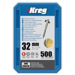 Kreg Maxi Loc Taschenlochschrauben | SML-C125-500-INT