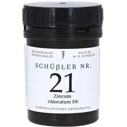 Schüssler Nr.21 Zincum chloratum D 6 Tab 400 St