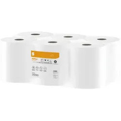 Handtuchrollen Wepa Satino HiCycle weiß 20 cm x 138 m 6 Rollen/Paket, Innenabwicklung, 2-lagig, verleimt