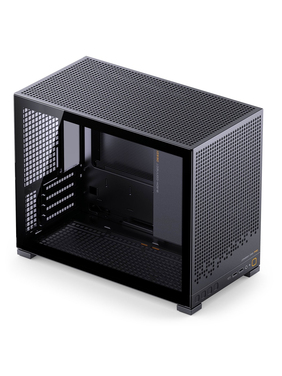 Jonsbo D32 PRO Black - Gehäuse - Miditower - Schwarz