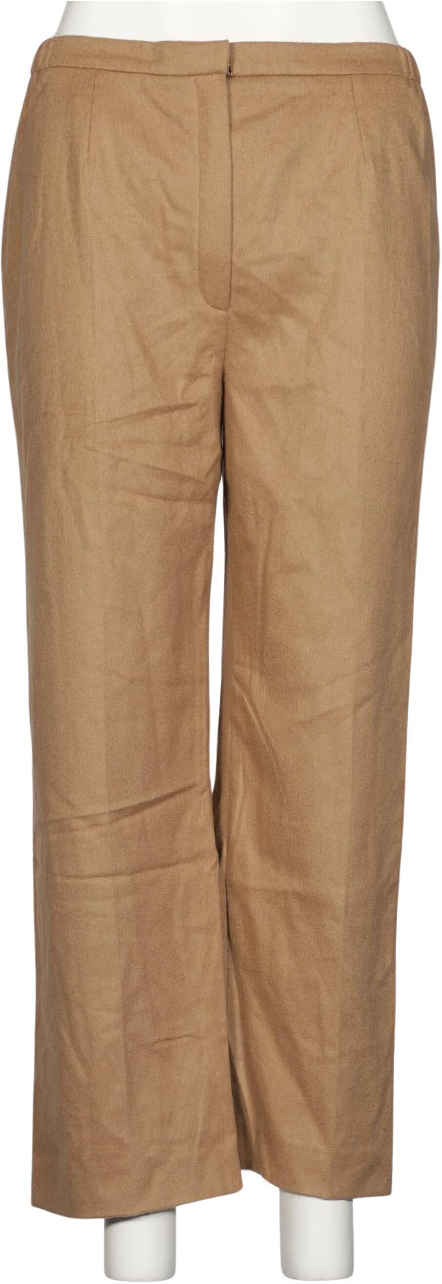 Hofer Damen Stoffhose, Beige, Gr. W33, Angorawolle / Schurwolle - Second Hand