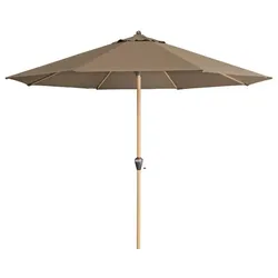 Doppler Marktschirm Alu Wood ø 350 cm Polyester Braun