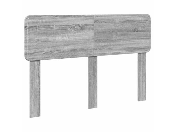 Makastle Kopfteil Sonoma-Grau Holzwerkstoff 143 x 90 cm Minimalistisches Design