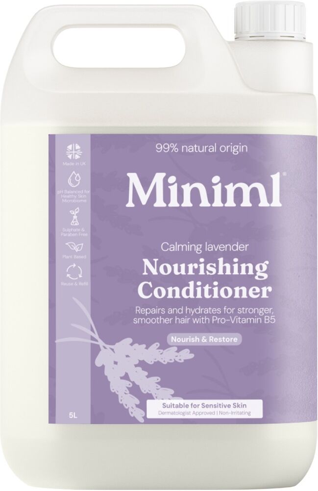 Miniml Nourishing Conditioner for Dry Hair Calming Lavender 5L Refill