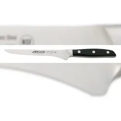 Arcos Serie Manhattan - Ausbeinmesser - Klinge aus Nitrum geschmiedetem Edelstahl 160 mm - HandGriff Polyoxymethilen (POM) Schwarz (Seiden klinge)