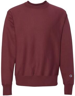 Champion S1049 Reverse Weave Crewneck Sweatshirt in Cardinal size Large S149